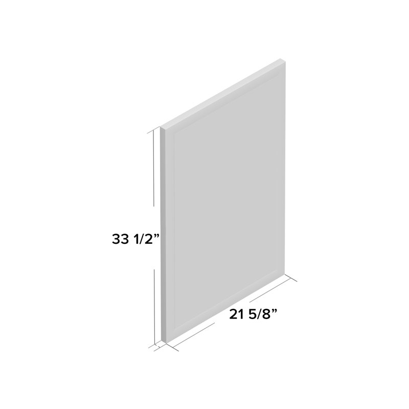 Arazeli Mirror, 33.5" x 29.5", White