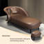 Fauteuil inclinable en cuir massif 78,74 po