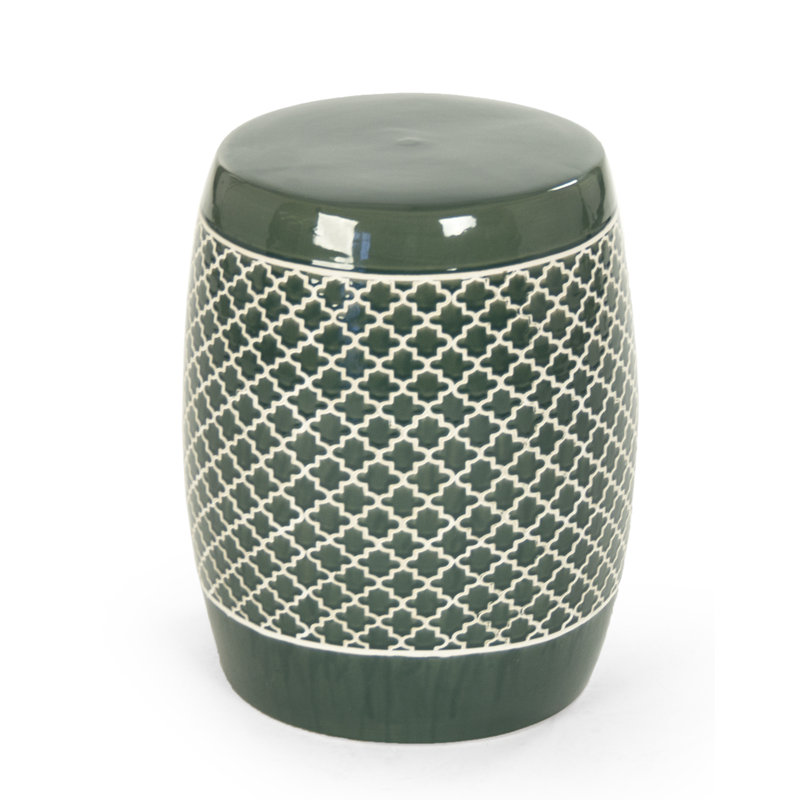 Gable Garden Stool, Teal