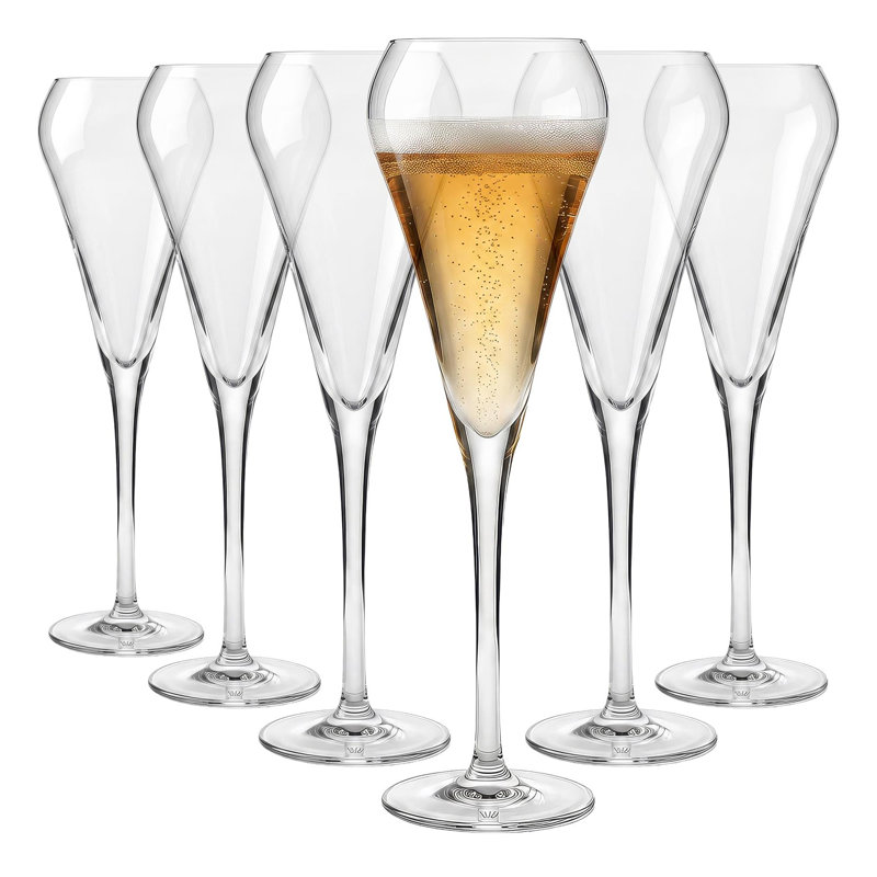 Crystal Flute, Set of 6