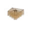 Giogali Ceiling Lamp 65Q Crystal Transparent Matt Bronze 1 E26 Ul-9450157-9450159