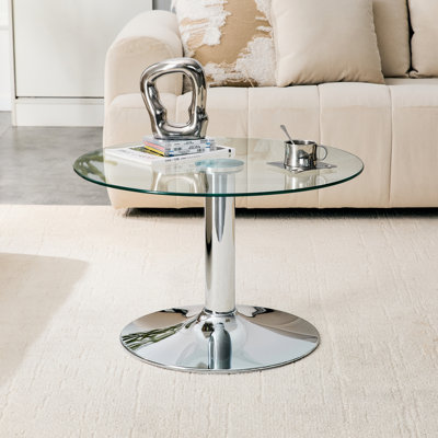 Verre rond Xavia avec base en métal