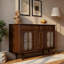 Buffet en bois massif de style rétro-2102557585
