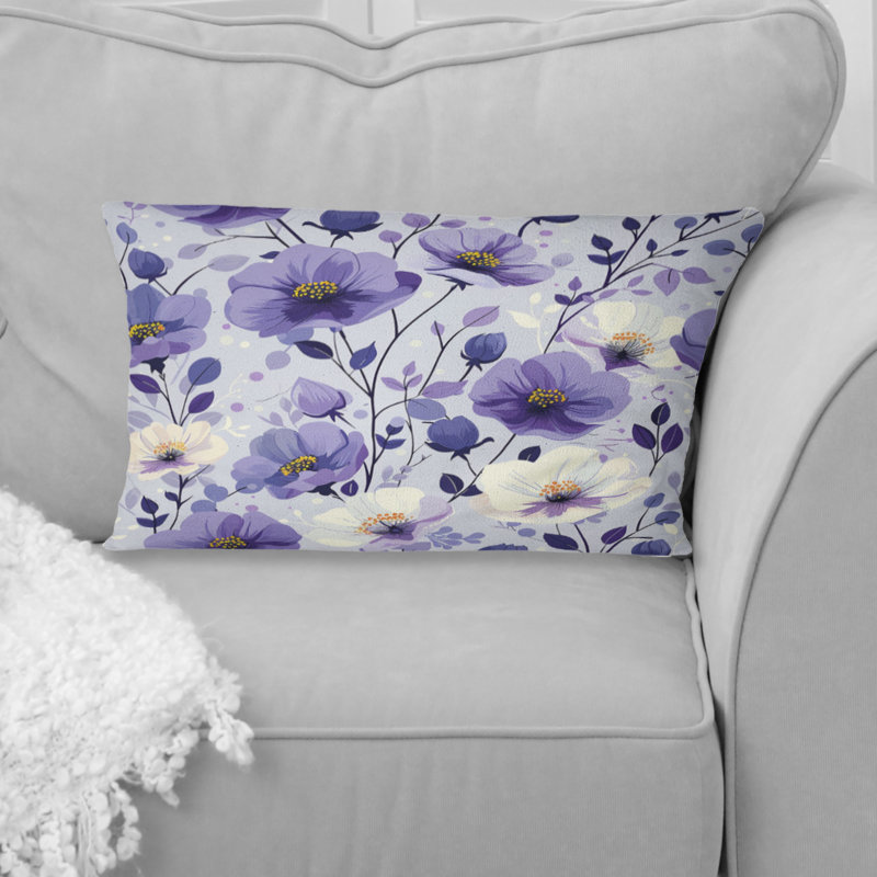 Coussin lombaire mauve lavande Delight III