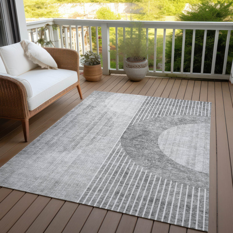 Tapis résistant aux taches lavable à la machine avec envers antidérapant, Rectangle 9 pi x 12 pi
