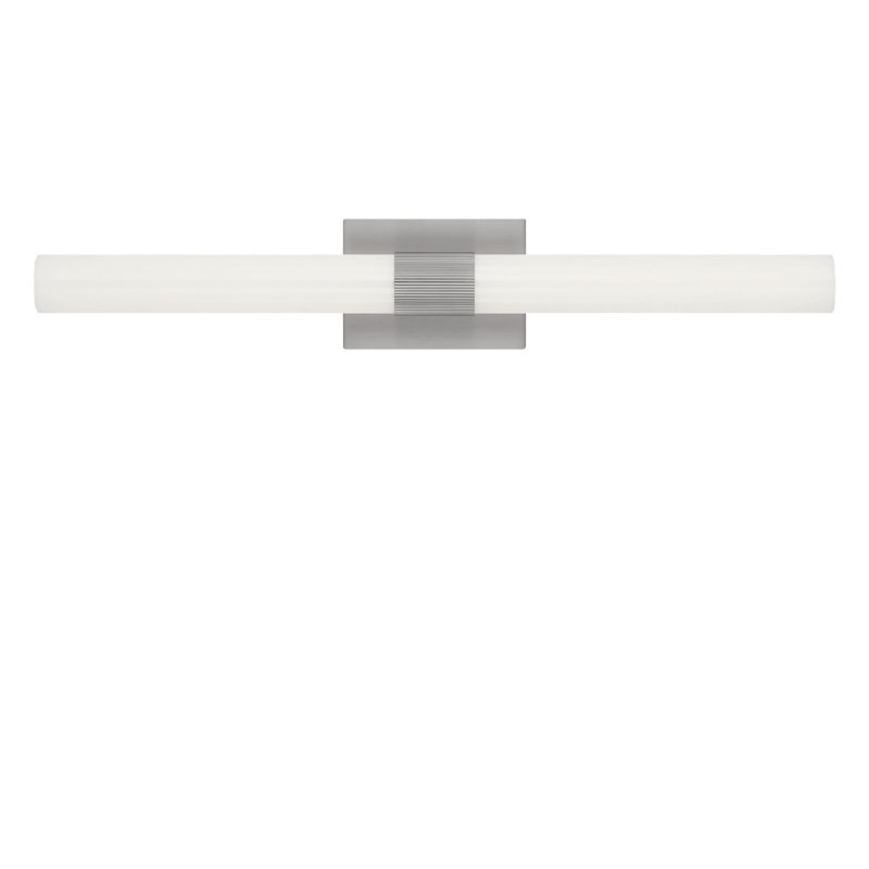 Coiffeuse Sarco, Nickel brossé, H 5 po x l 30 po x P 3,9 po