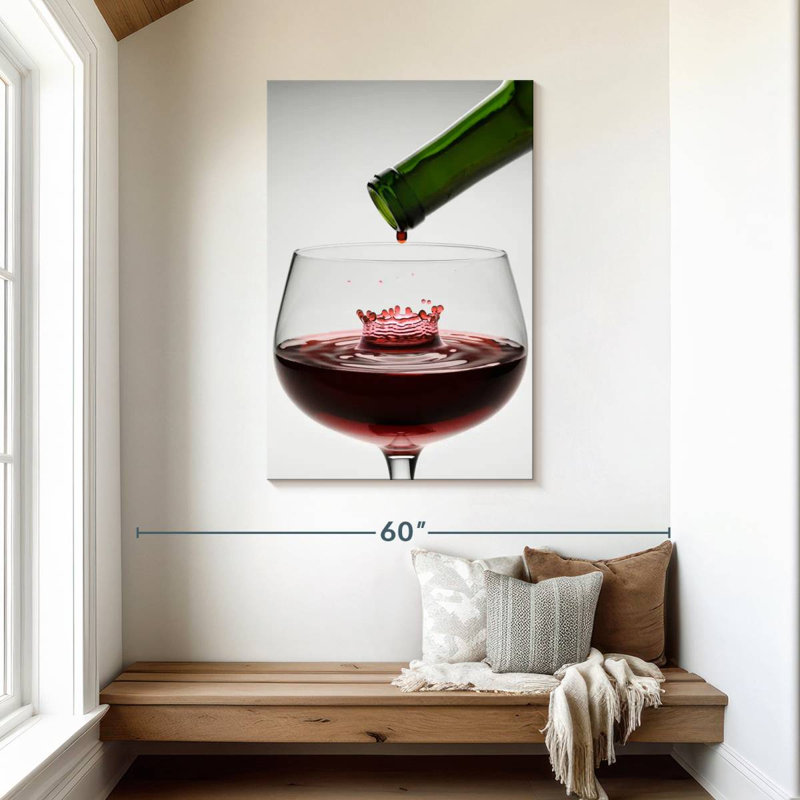 Goutte de vin Yarlin, H 45 po x l 30 po