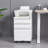 [Installation Required] 3-Drawer Mobile Filing Cabinet With Lock, Legal/Letter Sized Office Storage Filing Cabinet, Metal Filing Cabinet (White),Suitable For Offices And Study Rooms