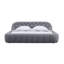 Lit plateforme grand (gris) Jaali B127 Bubbles