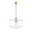 1 - Light Gold/Black Geometric Pendant