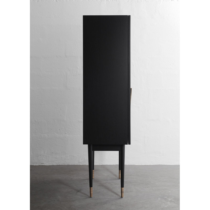 Perfidia Solid Wood Bar Cabinet
