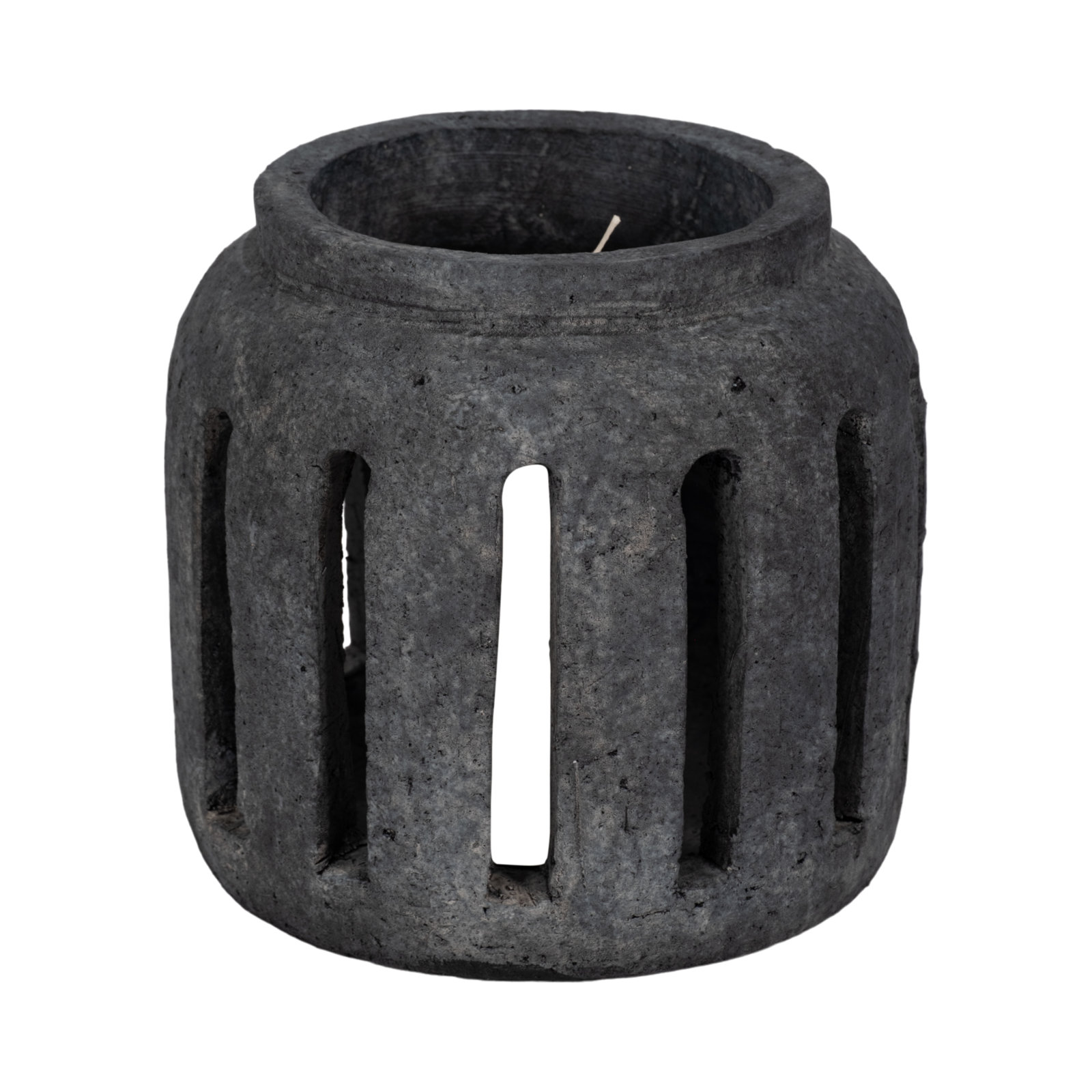 Rosser Hurricane Candle Holder, Black, 8" H x 8" W x 8" D