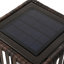 Steel Slim Round Rattan Solar Light (Set Of 2)-122621672
