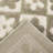 Matthes Grey Floral Checkered Area Rug-1687679065