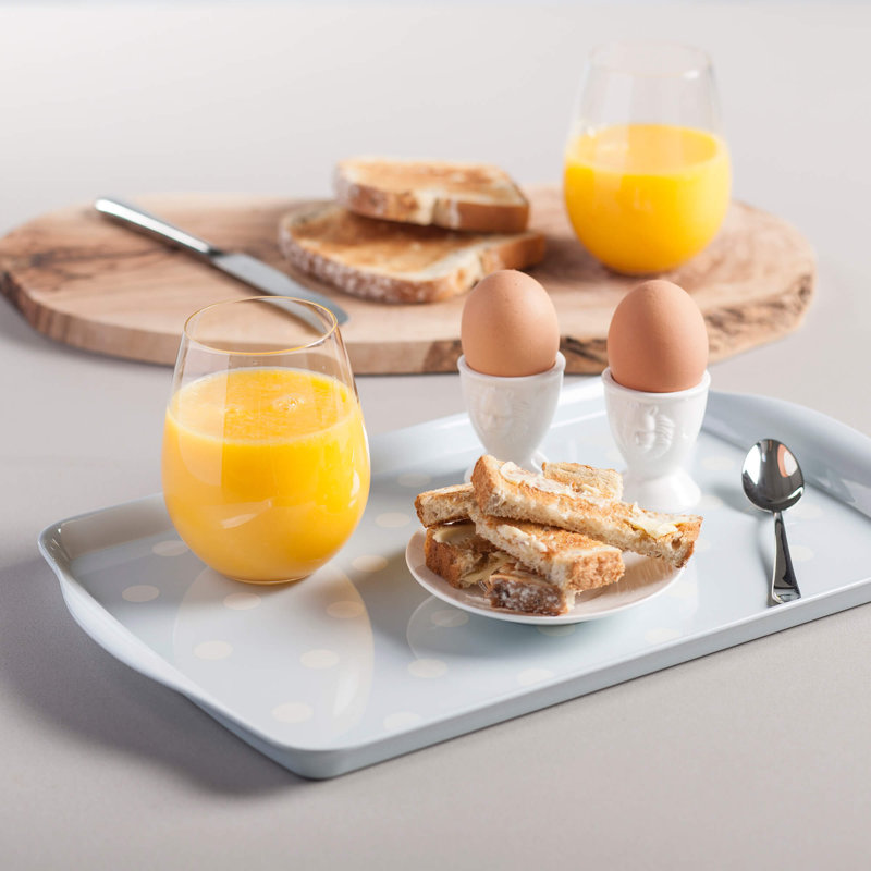 Zeal Melamine Tray, Duck Egg Blue