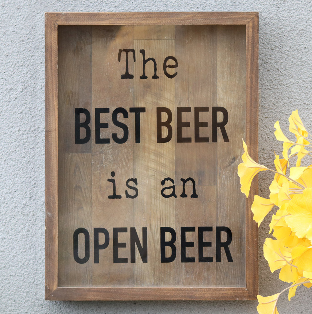 Handmade Farmhouse Wall Decor on Solid Wood Gracie Oaks