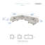 Canapé modulaire Hulett-871013536