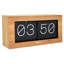 Bamboo Manufactured Wood Tabletop Clock