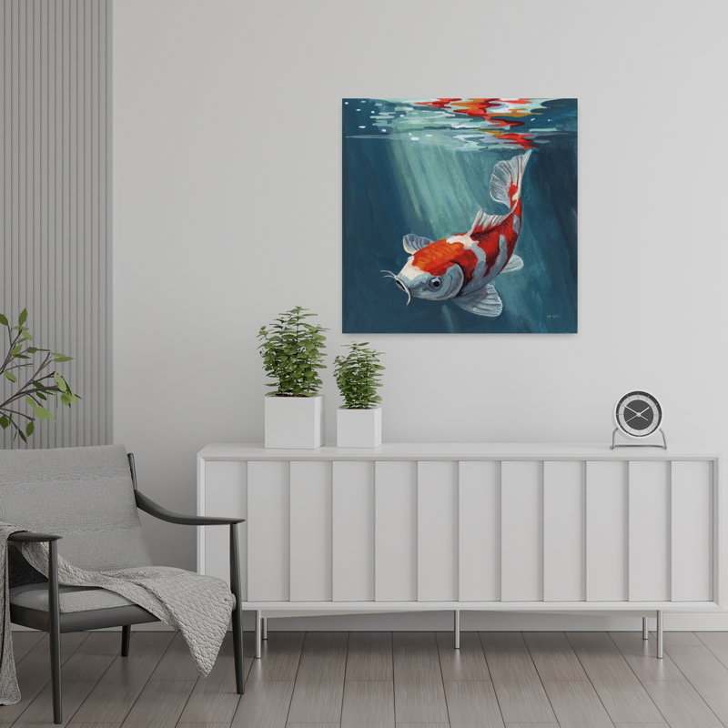 Contemporary Art Contemporary Fish Art, 24" H x 24" W