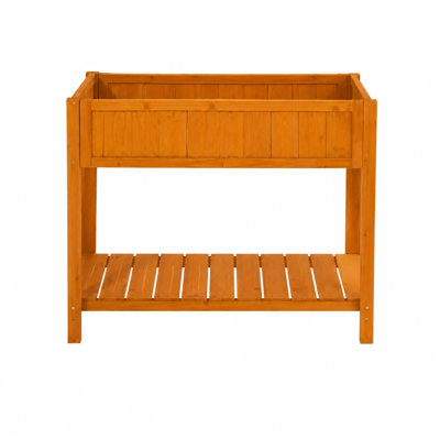 Wood Raised Garden Bed