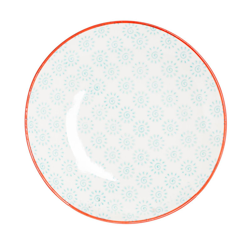 18cm Porcelain Appetiser Plate, Turquoise