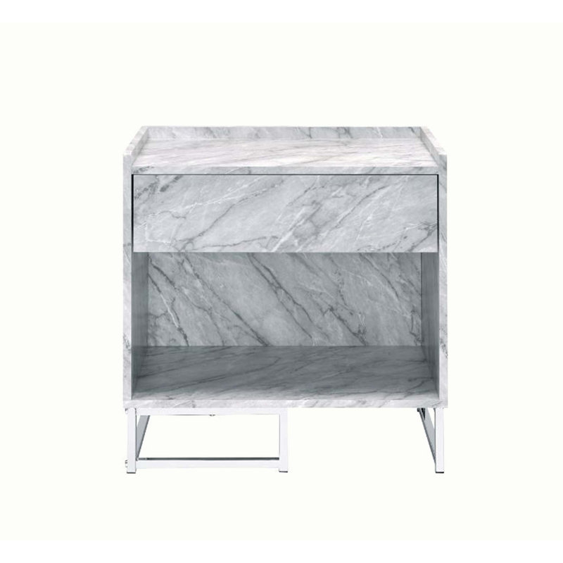 Daylesford 1-Drawer Nightstand in Grey