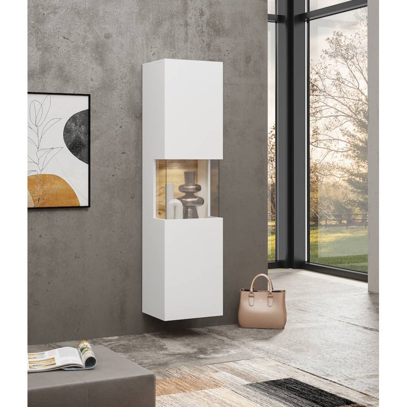 Deangello Display Cabinet, White