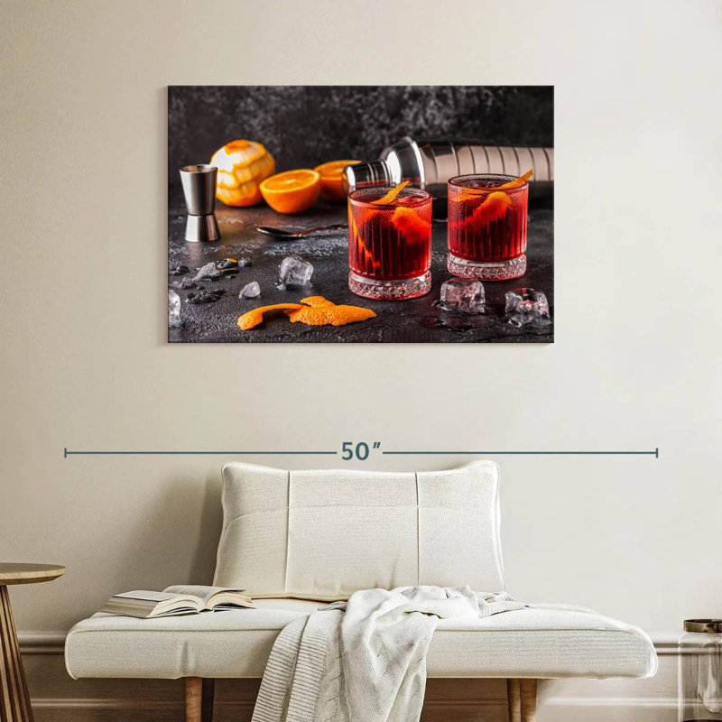 Yarlin Negroni For Two, 26" H x 39" W