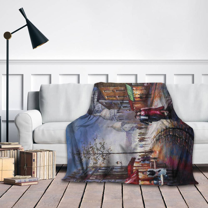 Blanket Prints Hand Woven Throw Blanket