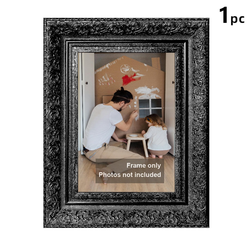 Cadre photo mural 11 pièces x 11 po 11 pièces pour décor de bureau, 11" W x 14" H, Black, 1