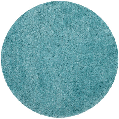 Tapis turquoise clair Hermina