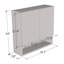 Armoire de salle de bain Lissia