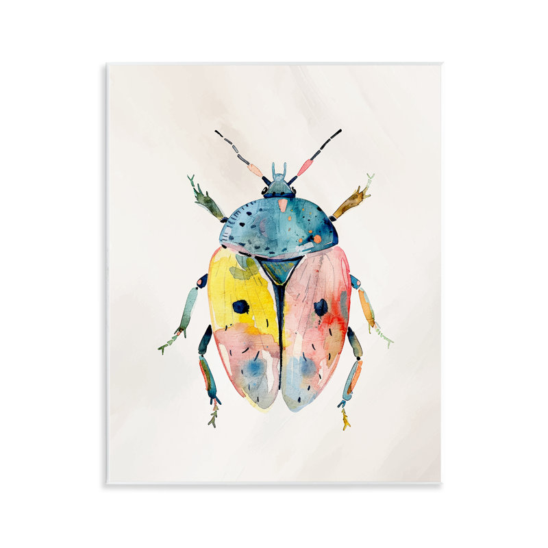 «Whimsical Boho Beetle», plaque murale par Kim Allen