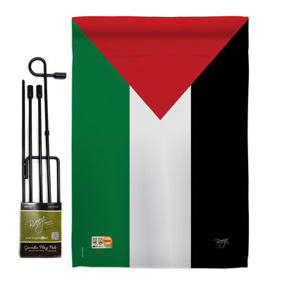 Ensemble de drapeaux en polyester 2 faces 1 pi 7 po x 1 pi 1 po