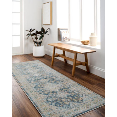 Tapis lavable à la machine Caylynn