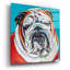 «Colorful Bulldog 2» par Carolee, art mural en verre acrylique Vitaletti-206160264