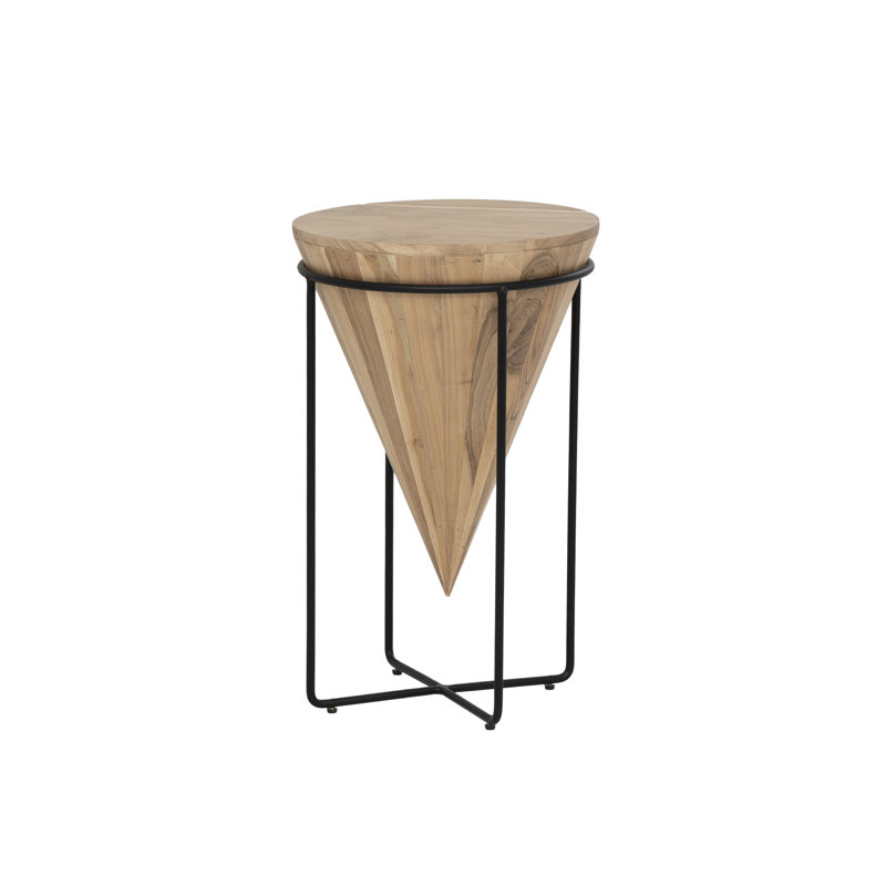 Table de bout en bois massif Dairius
