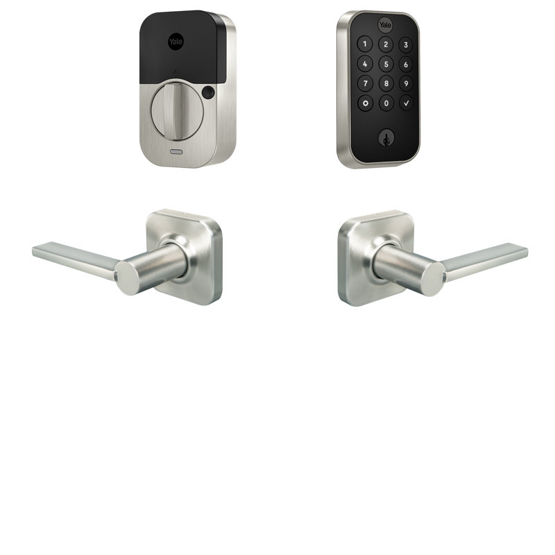 Assure Lock 2 Keypad With Bluetooth And Valdosta Lever, Satin Nickel
