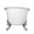 Nelson 72'' x 30.75'' Soaking Cast Iron Bathtub-35950606