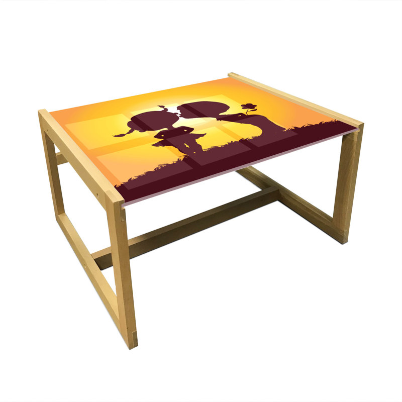 Irodita Sled Coffee Table, 62cm H x 74cm W x 40cm D