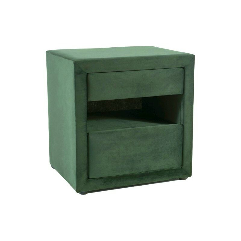 Cand 41.00cm W Manufactured Wood Bedside Table, Green