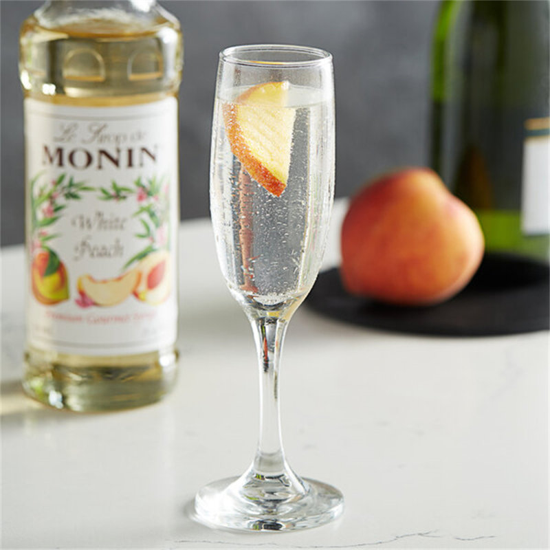 Sirop à saveur de pêche blanc de qualité supérieure Monin 544SYPAR148A