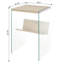 Table de bout traîneau avec rangement Allegonda-21903754