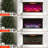 36 in. Freestanding Electric Fireplace in Black with 8 Flame Colors & 5 Brightness, Timer, 3-Sided View, Recessed