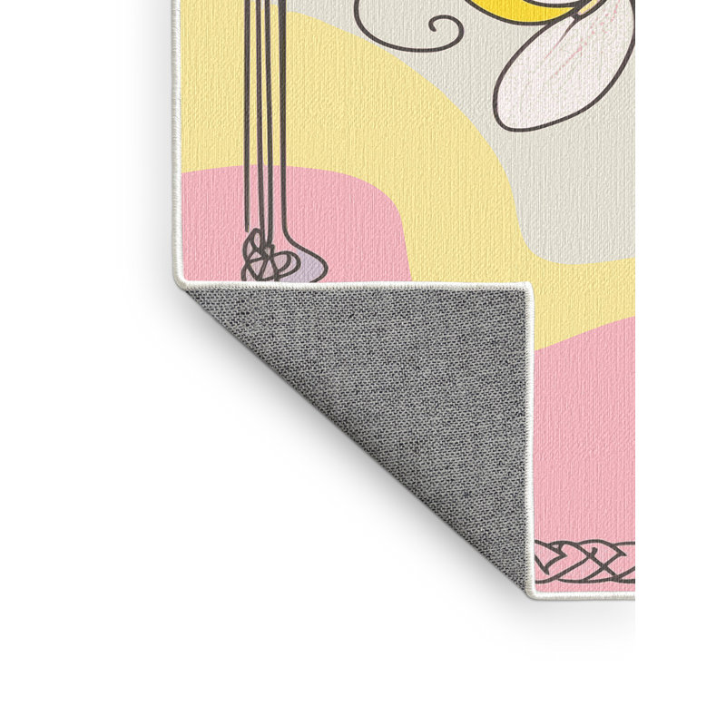 Tapis fantaisie Zoomie pour enfants Zoomie, Rectangulaire 2 pi x 3 pi