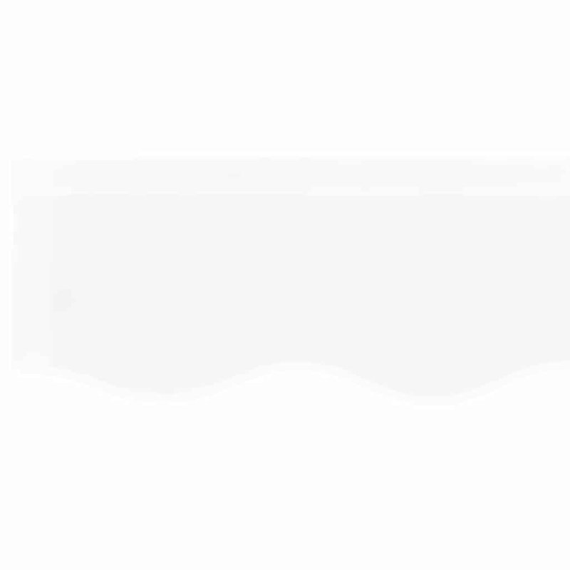 VidaXL Retractable, 280cm W x 195cm D, Solid Color, White