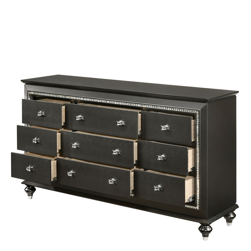 Commode, Gris argenté