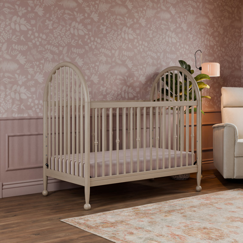 Lit de bébé convertible 3-en-1 Alouette, Pin délavé