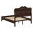Annalia Mid-Century Modern Solid Wood Bed With Camel Headboard-180725035