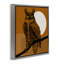 Art mural encadré "Horned Owl & Full Moon" par Regina Moore-865837584-865837587